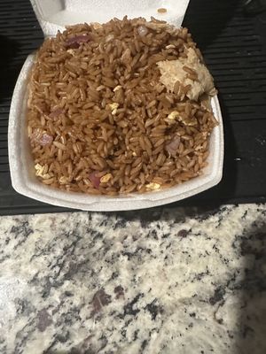 Super dark fried rice