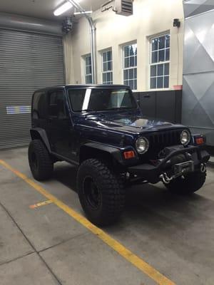 Recently had work done on my jeep. Very pleased.