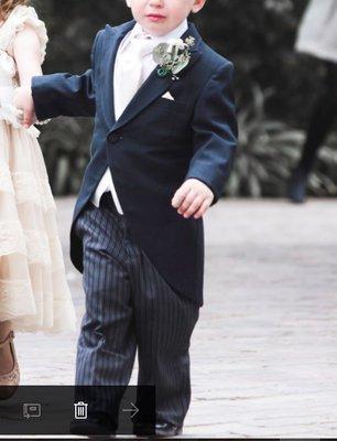 They even had a Morning Suit for Toddlers - My ring Bearer 3 - yo