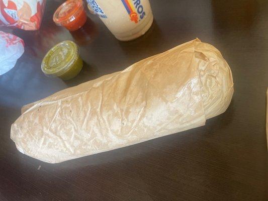 They labeled the burrito which is good