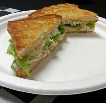 Lindy's original chicken salad on Mom's famous handmade bread served for lunch daily.