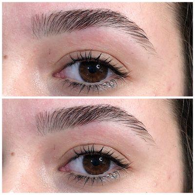 BROW LAMINATION very natural look