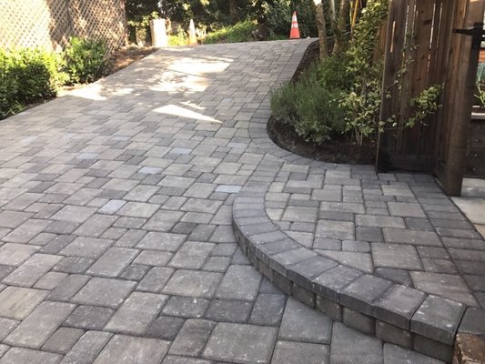 Belgard paver driveway