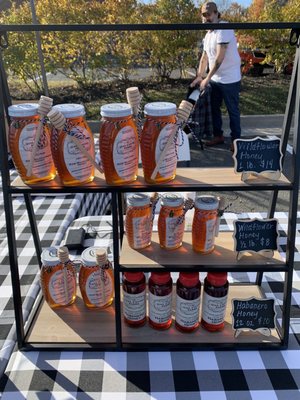 Their setup up at the farmer's market.