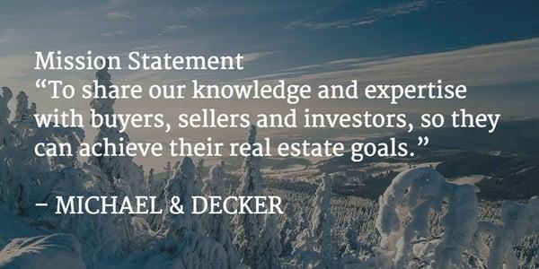 Our mission to you: 
"To share our knowledge and expertise with buyers, sellers and investors, so they can achieve their real...