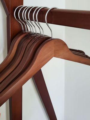 Nice hangers, perfect for shirts and light coats