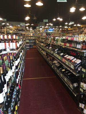 Sake's, International Wines, and part of our California section.