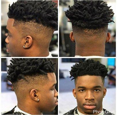 BALD FADE TWIST TOP