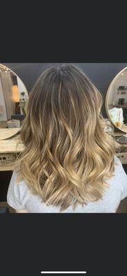 Rooted balayage retouch