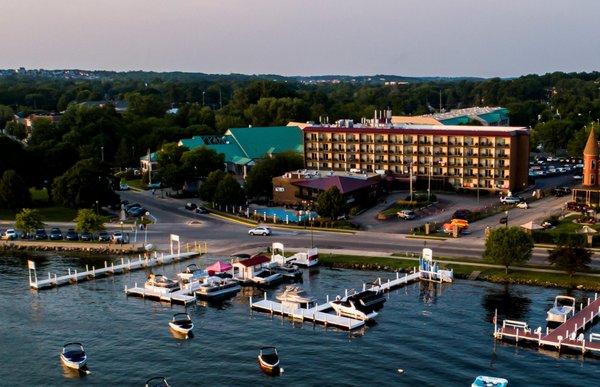 Aerial Photo of hotel