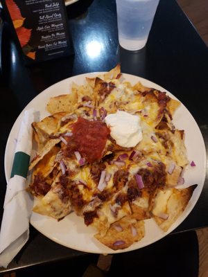 Friday nachos with brisket special