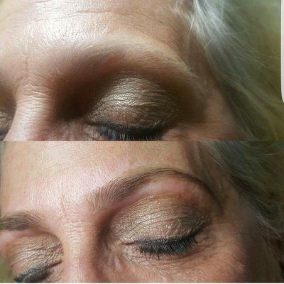 Brow shaping and tint by Michelle C