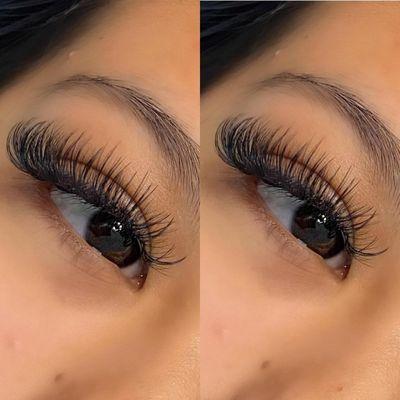 Wispy volume lash set