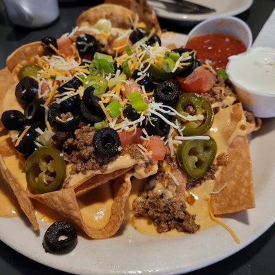 Beef nachos