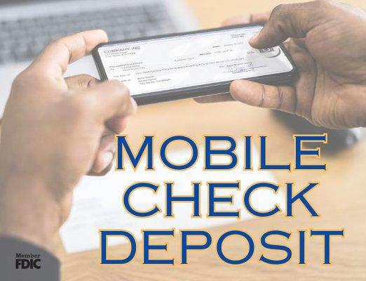 First State Bank offers mobile check deposit. Big Bank Conveniences. Small Bank Service.