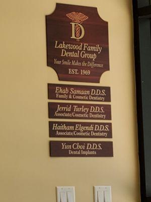 Which one is your dentist ?