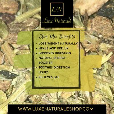 Slim Mix detox tea.