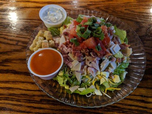 Stacked chef salad! YUMMMMM!