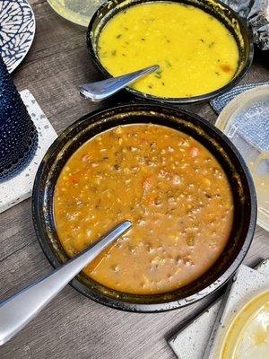 Daal Makhani (Gluten Free) and Peeli Daal (Vegan, Gluten Free)