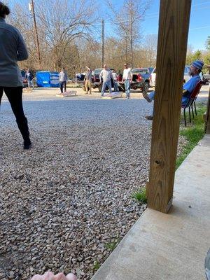 Cornhole tournaments every Sunday 2:30pm sign up, 3:00 start. $5.00 blind draw, 2 tournaments usually are played if you cant make 1st one