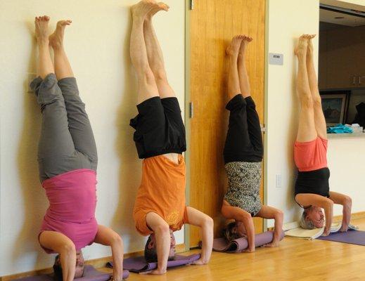 Iyengar yoga emphasizes the importance of inversions