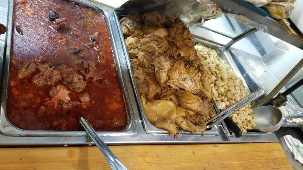 Barbacoa and carnitas