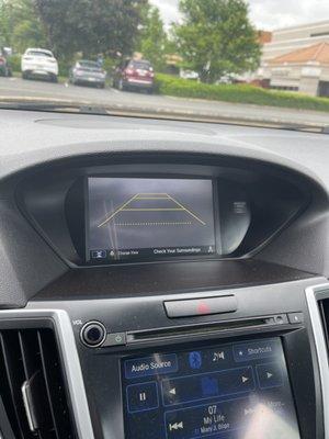 Backup camera (day)