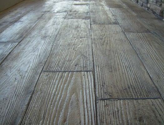 Stamped Overlay (wood plank)