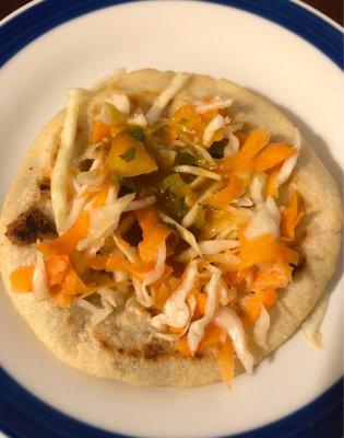 Pupusa preparada