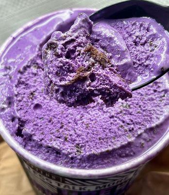 Afters Ice Cream: Ube Brownie