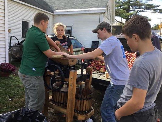 Our Annual CIDER pressing