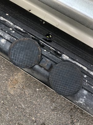 This is the cup holder rubber mat that sits in the cup holder. It was not taken out and cleaned nor was the center console.