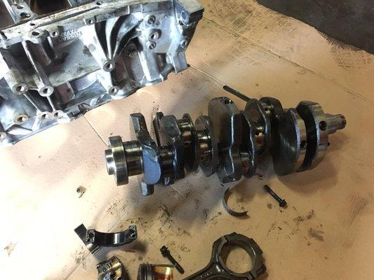 Rods and crankshaft overrated