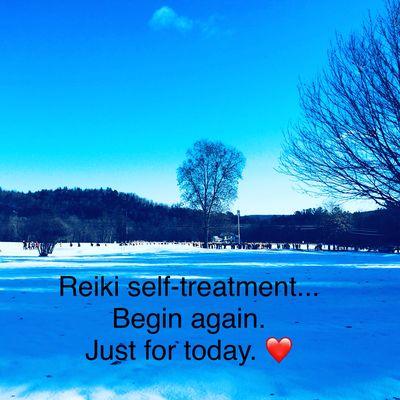 Self-treatment is at the heart of each person's Reiki practice.