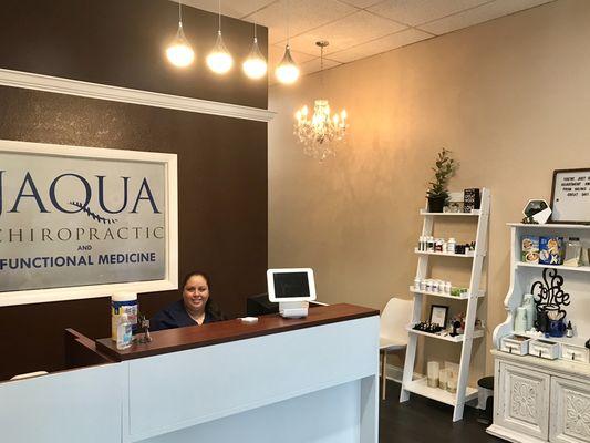 Come see our beautiful new remodeled clinic, complete with chandelier!