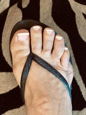 French gel pedicure