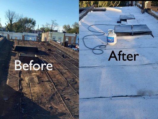 Replace Flat Roof Bitumen( Torch)