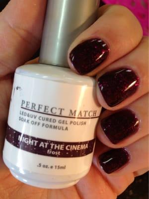 Night at the Cinema (gel polish)