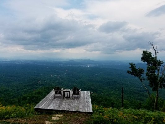 View cut on Bluff mountain