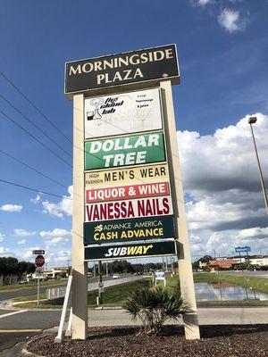 Walmart in this shopping center.