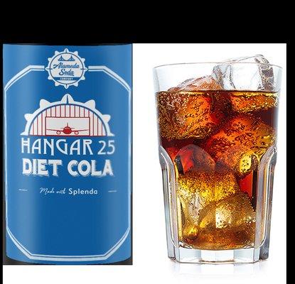 Hangar 25 Diet Cola because, well, diet.