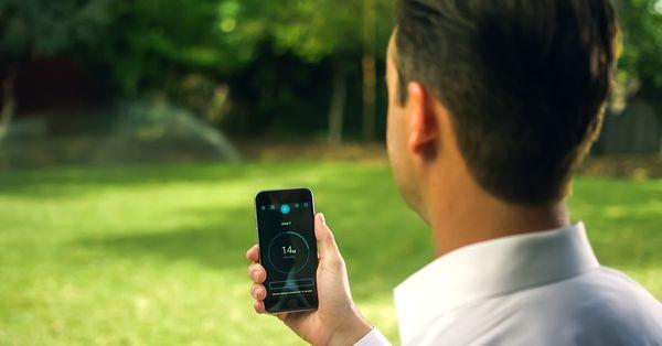 Sprinkler system from your smart phone.