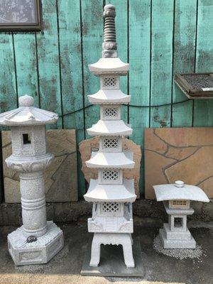 Granite Lanterns and Pagodas