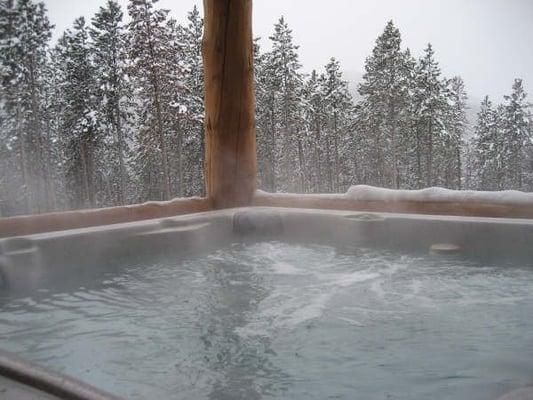 The Hot Tub in the Arrowhead Home