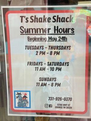 Summer Hours