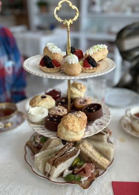 Afternoon tea set -- finger sandwich option