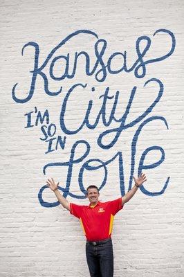 Jason DeLong showing a little Kansas City love!