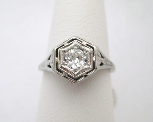 We have a large assortment of Vintage Diamond Engagement Rings