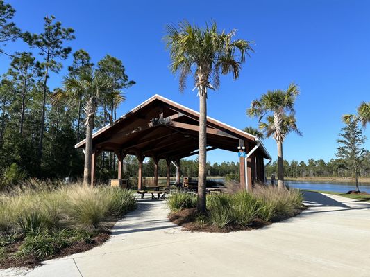 Nice covered pavilion.