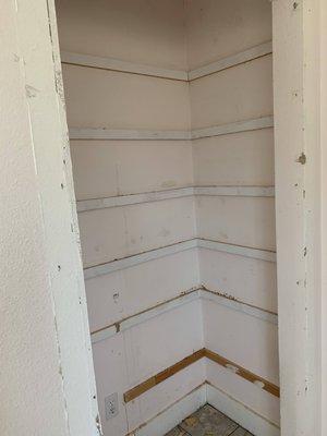 Closet to Pantry